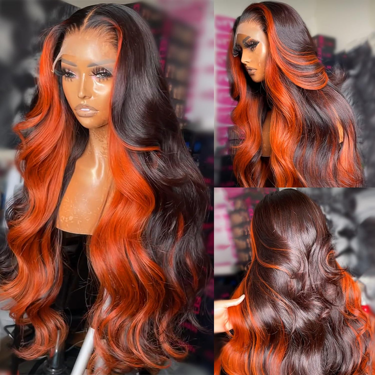 Sunset Glow Bouncy Wig – 4x4 Closure | 20"