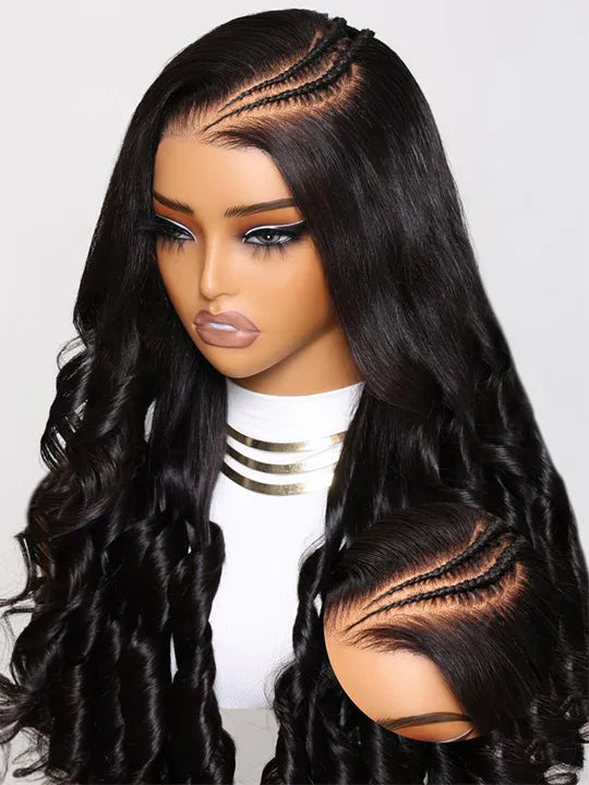 24" Rose Wavy with 5 x 5 Closure