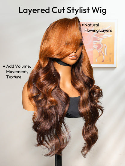 Marigold Luxe Waves™ – 13×4 Lace Frontal Wig (22″)