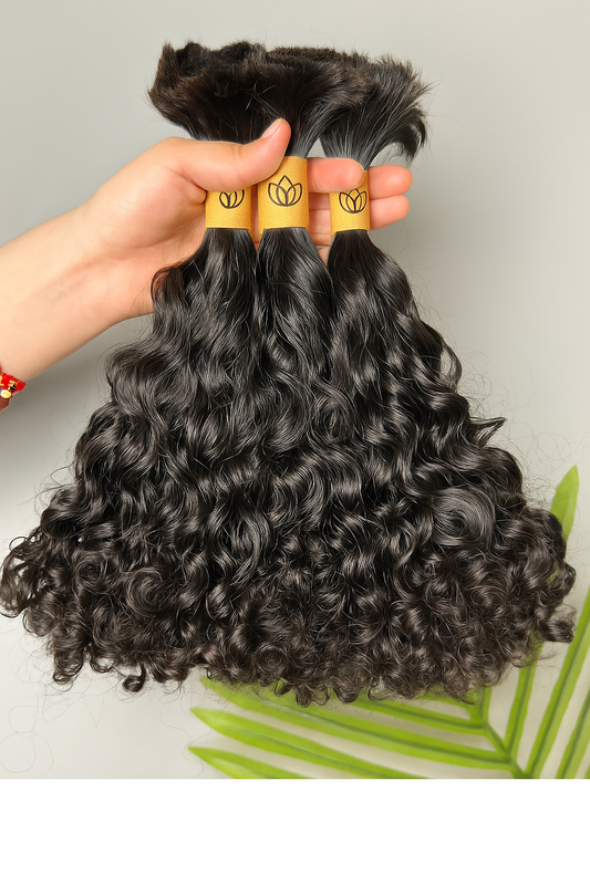 Bundled Pure Virgin Body Wave / 100 grams (HUMAN HAIR BULK)