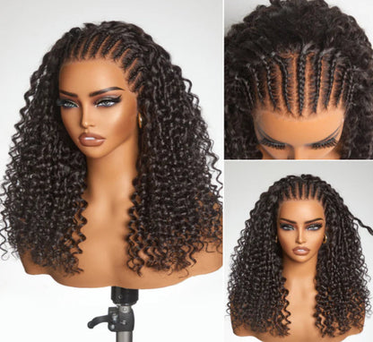 Full lace Boho Braided Wig