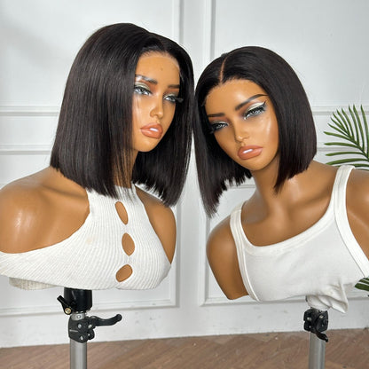 Glueless Bob Wig with 13 x 4 Frontal