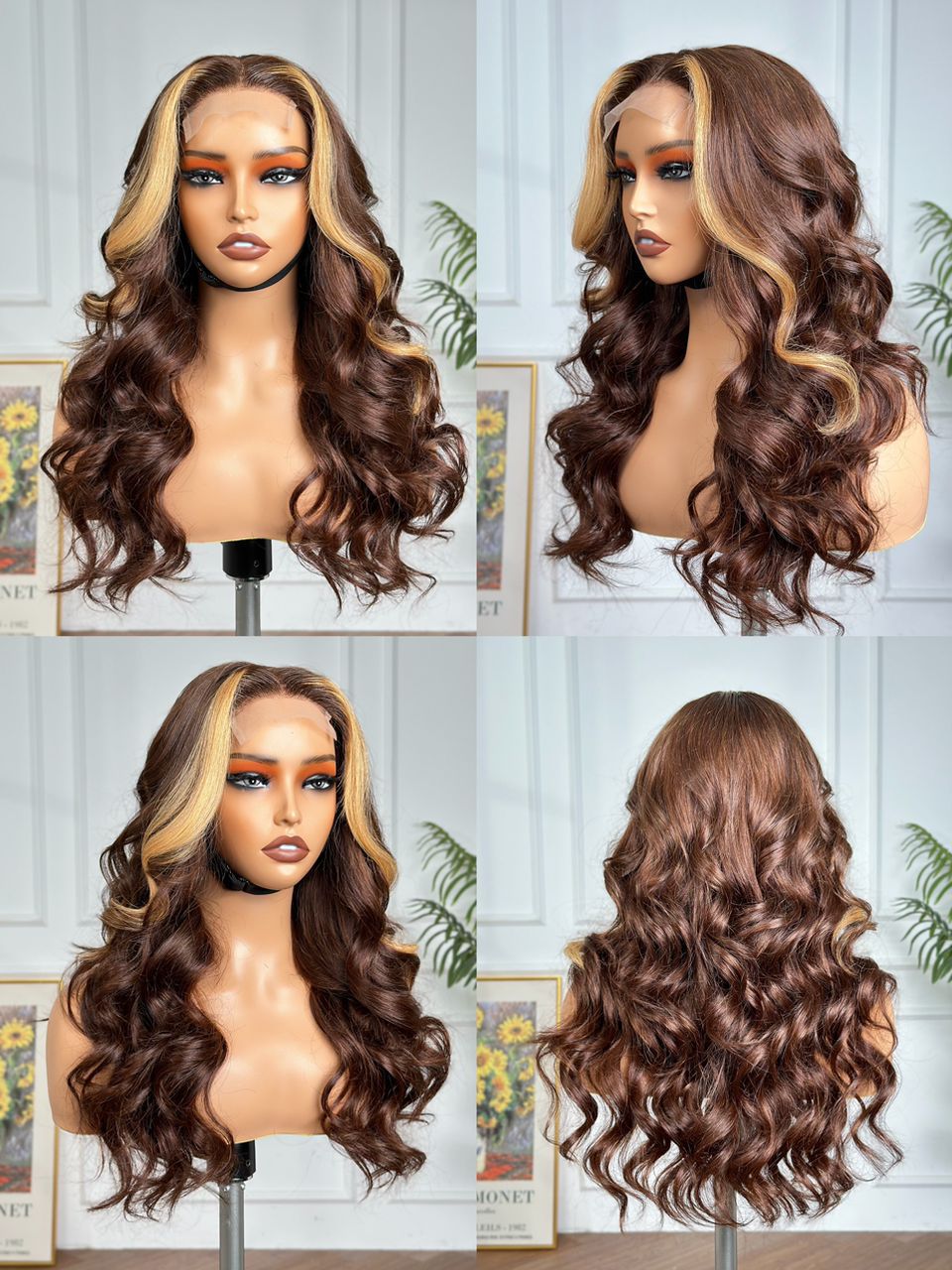 Isla Highlight Bouncy™ – 18″ 4×4 Lace Closure Wig