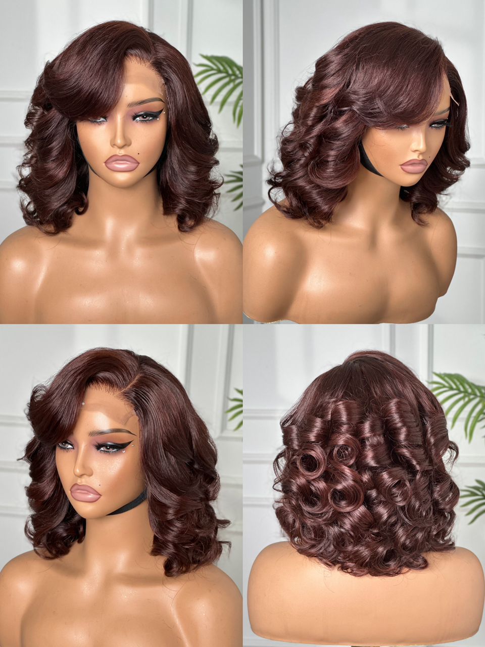 Baby Egg Roll Waves™ – 10″ 4×4 Lace Front Wig