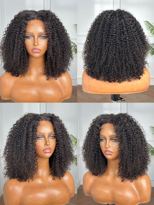 Posh Curl Wave Mini Closure – 4″ × 4″ Lace Closure
