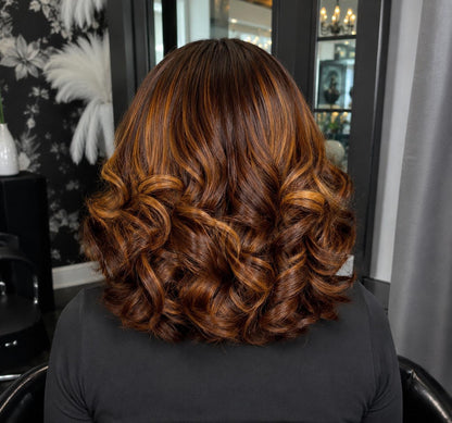 Color Bouncy 4×4 Lace Wig