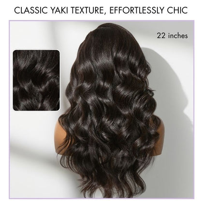 Side Braided Body Wave Glueless Wig 13x6 Frontal HD Lace