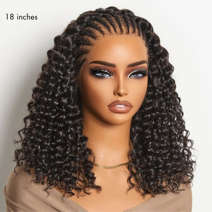 13x4 HD Lace knotless Fulani Braided Wig