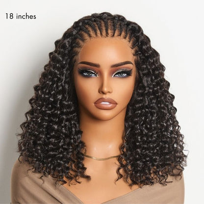 13x4 HD Lace knotless Fulani Braided Wig