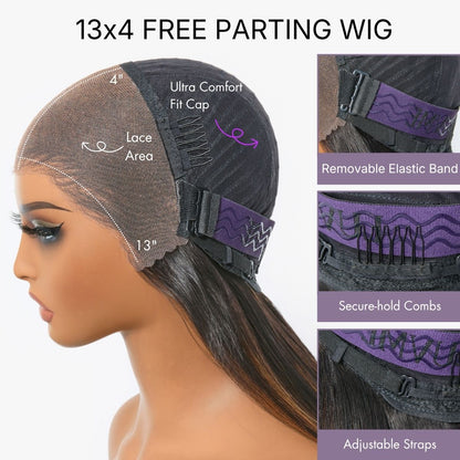 Pre-Braided Bouncy Curly Glueless  13x4 Frontal Lace Wig. 180% Density