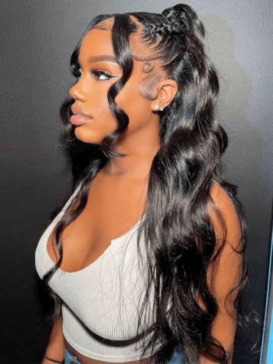 24" Rose Wavy with 5 x 5 Closure