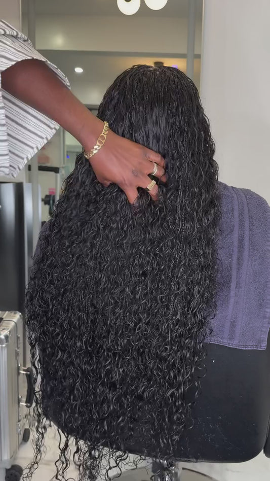 Bundled Curly Pure Virgin Italy / 100 grams (HUMAN HAIR BULK)